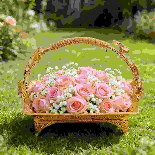 BotaniNest Decorative Tray For Home Dining Centerpiece And Wall Display Art
