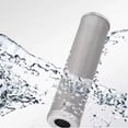 thumbnail image 4 of 2 Pcs 10 Pouces Purifi d'Eau en Acier Inoxydable 304 Peut Être Nettoyée et Réutilisée Élimine Efficacement les Impuretés 20 Microns, 4 of 5