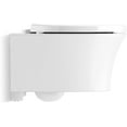 thumbnail image 3 of Kohler 31539-0 Veil Wall-Hung Compact Elongated Toilet with Dual-Flush - White, 3 of 4