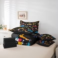 thumbnail image 5 of Manfei Boys Construction Truck Twin Bedding Sets 7-Piece, Tractor Machinery Bedding Comforter Set, Cartoon Vehicle Reversible Sheet Sets, Luxury Bedroom Decor, 5 of 7