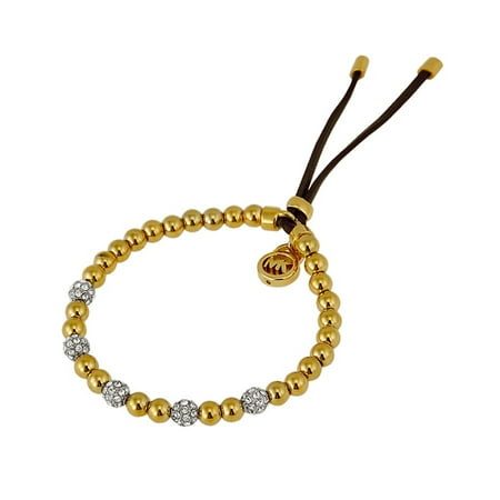 Michael Kors Brilliance Golden Bead Stretch Bracelet Michael Kors Brilliance Golden Bead Stretch Bracelet Mkj1971710