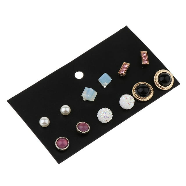 6 Pares De Aretes Y Sencillos, Estilo De Moda SM SunniMix Aretes colgantes para mujer