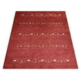 thumbnail image 2 of Rugsotic Carpets Handmade Rugs Hand Knotted Loom Rectangle 3'x5' Red Wool for Indoor Use, 2 of 5