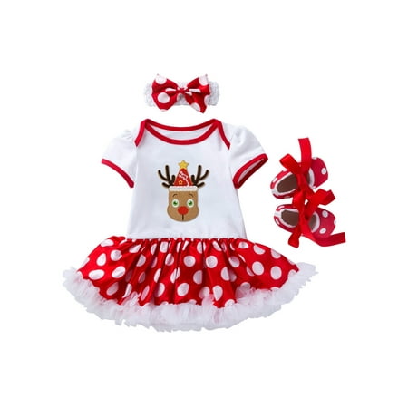 

Paille Girls Onesies Crew Neck Bodysuit One Piece Bodysuits Casual Buttons Jumpsuit Party Playsuit Set Elk 59cm