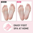thumbnail image 5 of Monebena 5 Pairs Silicone Socks for Women, Silicone moisturizing Socks for Dry Cracked Feet Woman, Silicone Foot Socks for Soft Foot Care, Skin Color, 5 of 14