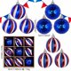 thumbnail image 3 of Independence Day 6CM 9pcs Box Set Electroplating Hand Drawn Red White Blue Day Decoration Decoration, 3 of 9