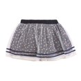 thumbnail image 2 of richie house little girls navy white sweet polka dot lace overlaid bow skirt 1-5, 2 of 2