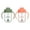 Coral and Olive Green, variant on Dr. Brown's Milestones Baby's First Straw Cup with Weighted Straw, 9oz, Coral/Olive, 6m+, 2 Pack