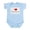 Sky Blue, variant on CafePress - I Love (Heart) Chainsaws Infant Bodysuit - Baby Light Bodysuit, Size Newborn - 24 Months