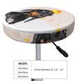 thumbnail image 4 of Bingfone Teckel Assis dans la Baignoire pour Tabouret de Bar Rond Rembourré Housse Coussin avec Tissu Élastique Siège Rond-13 Pouces, 4 of 7