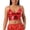 Red, variant on Womens Shiny Iridescent Crop Cami Tops Spaghetti Strap V Neck Metallic Crop Camisole for Party Occasions
