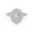 White Gold, variant on Double Halo Solitaire Engagement Rings for Women, 1.05 Carat (ctw) Oval And Round Cut Lab Grown Diamond Ring In 10K Solid White Gold F-G, VS-SI Quality Ring Size-6