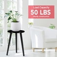 thumbnail image 5 of AWLYLNLL Plant Stand for Indoor Plants,Wood Mid Century Single Plant Table, Modern Plant Shelf for Flower Pot, 16.8" Tall Plant Holder , Small Round Side Table, End Table, 5 of 7
