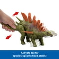 thumbnail image 5 of Jurassic World Chaos Theory Wild Roar Kentrosaurus Action Figure, Strike Attack & Sound Dinosaur Toy, 5 of 7