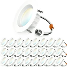 2 Pack 4FT Tri-Level Sensor LED Linear Strip Eergency Stairwell Light W/Reote, CCT 20W/40W