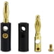 thumbnail image 1 of Conector de cable de altavoz de audio chapado en oro con conector banana de 4 mm 10 pares Banban LingWen 8390612727085, 1 of 1