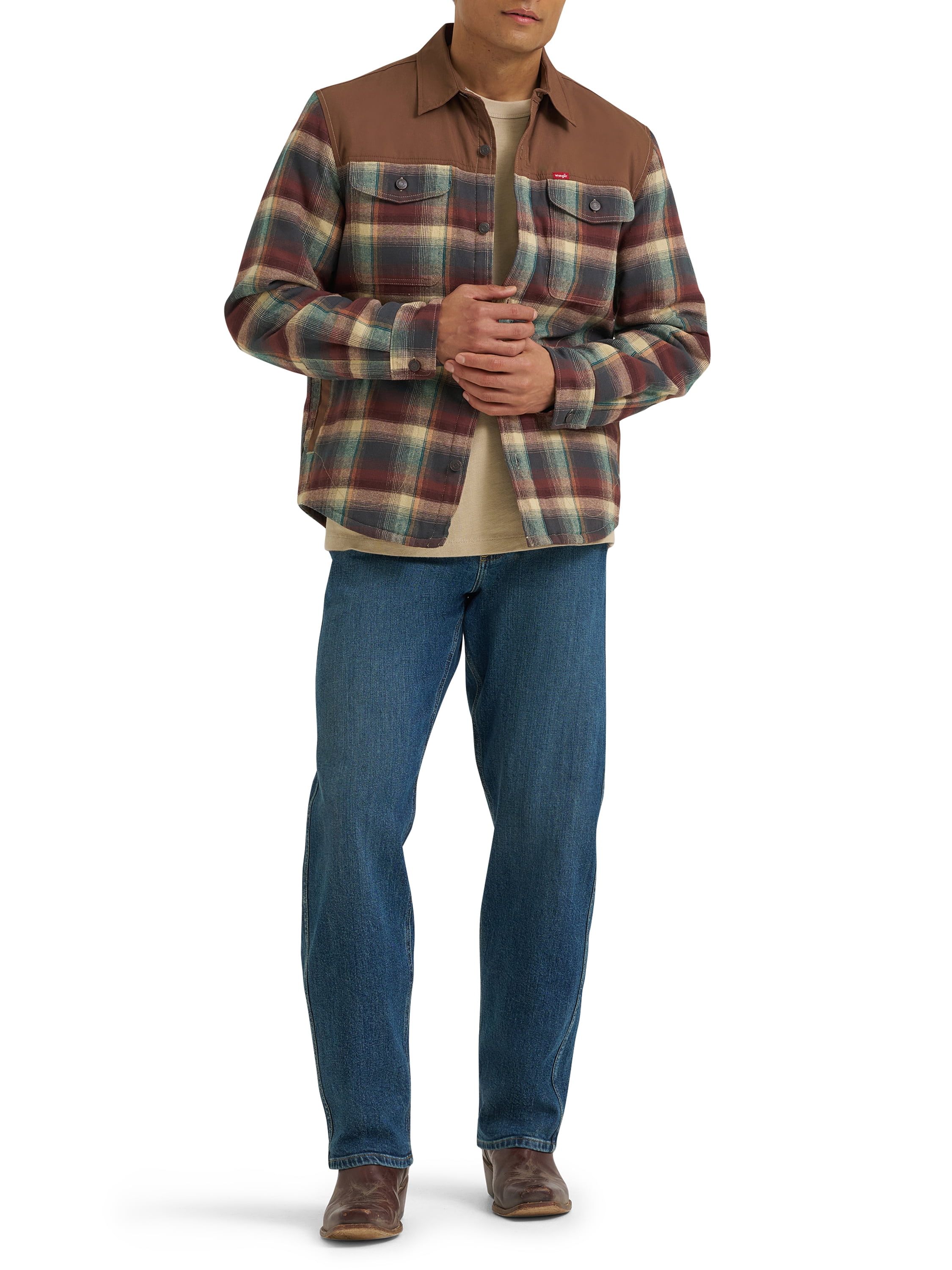 Wrangler® Men's Heavyweight Quilt-Lined Shirt Jacket