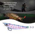 thumbnail image 4 of Señuelo de pesca falso de camarón de madera luminosa 12cm 14 3g aparejos de pesca de cebo Artificial JShteea  El nuevo, 4 of 7