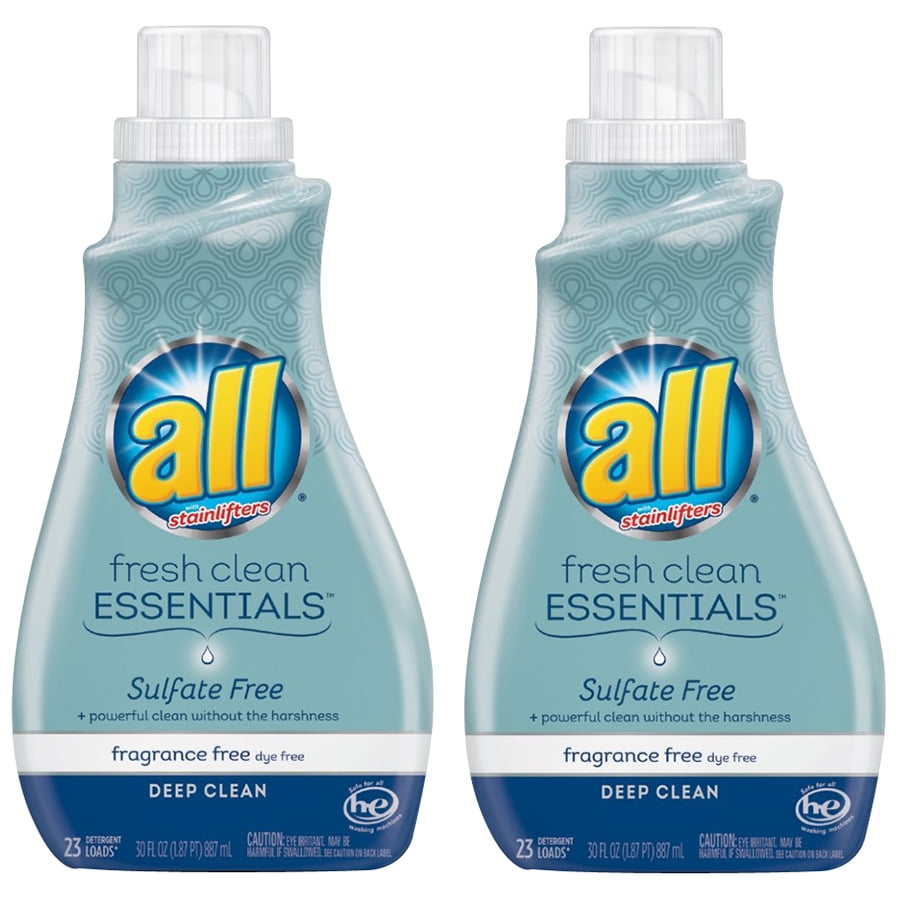 ALL® Fresh Clean Essentials? Sulfate Free Fragrance Free Liquid Laundry