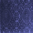 thumbnail image 1 of Ahgly Company Machine Washable Indoor Square Abstract Blue Contemporary Area Rugs, 7' Square, 1 of 4