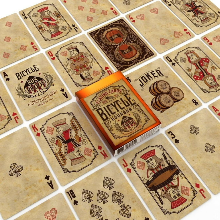 Bicycle, Playing Cards, Bourbon Brown Deck, Standard 52-card