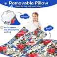 thumbnail image 3 of Pioneer Flower Floral Print Pattern Toddler Nap Mats for Kids Preschool,Sleeping Mat Bag or Kids,Toddler Sleeping Bag,Toddler Nap Mat or Daycare, 3 of 6