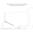 thumbnail image 2 of Curve for and Laptops | Ergonomic desktop cooling stand for home or office, white (special edition), 2 of 6