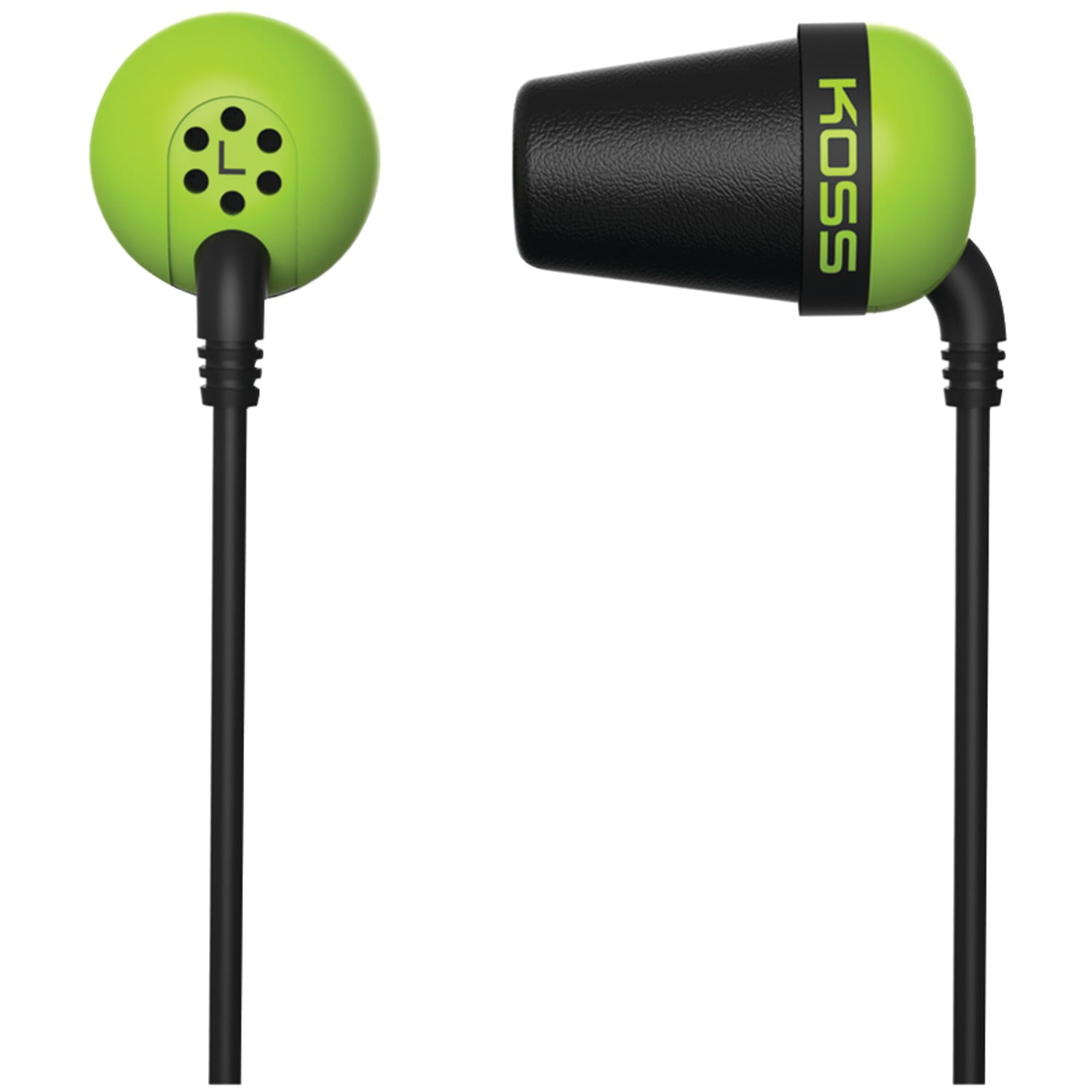 KOSS 185323 Plug InEar Earbuds (Green)
