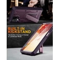 thumbnail image 4 of CaseBorne ArmadilloTek V Case for Samsugn [Galaxy A12] with Built-in Screen Protector & Kickstand Full-Body Multi-Layer Rugged - Purple, 4 of 6
