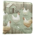 thumbnail image 2 of PU Leather Photo Album with Self-Adhesive Pages Scrapbook DIY Picture Holds 20+ Sheets Cute Chickens Illustration, 2 of 9