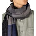 thumbnail image 2 of Spasso Checked Reversible Scarf, 2 of 3