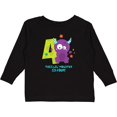 thumbnail image 3 of Inktastic Monster 4th Birthday Boys or Girls Long Sleeve Toddler T-Shirt, 3 of 5
