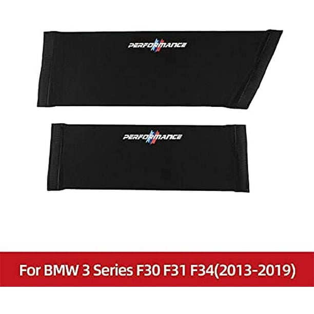 2PCS Rear Trunk Organizer Side Divider Board Emblem Badge M Sticker  compatible with BMW 3 Series F30 F31 F34 Accessories, 2013-2019 
