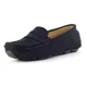 thumbnail image 3 of Zapatos de cuero sin cordones hechos a mano para niños 2020 ante nuevo zapatillas de deporte para niños mocasines planos de otoño con talla grande 23-39 B08243, 3 of 5