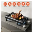 thumbnail image 2 of Cast Iron BBQ Grill Griddle Reversible Pan - 14x8.5/20x10 inch - Stove Top Grill Pan for Gas, Electric & Induction - Black, 2 of 6