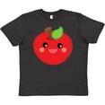 thumbnail image 3 of Inktastic Smiling Apple Youth T-Shirt, 3 of 5