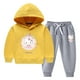 thumbnail image 4 of Hello kitty moda dibujos animados Otoño/Invierno niños suéter con capucha + pantalones casuales niños grandes más ropa gruesa de terciopelo cálido invierno, 4 of 4