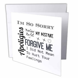  Small World Greetings Oops! Apology Sorry Cards 24 Count -  Blank Inside with White Envelopes - A2 Size 5.5 x 4.25 - Friends, Family,  Customers, and More : Office Products