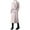 White-01, variant on HTNBO Womens Oversized Long Trench Coat Double Breasted Notch Lapel Wool Blend Coats Windproof Jackets Overcoat with Belt