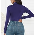 thumbnail image 4 of Body De Cuello Alto,Bodysuit De Manga Larga para Mujer Body Delgado Body para Mujer Estándares Líderes En La Industria, 4 of 6
