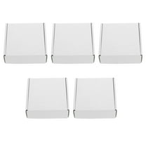 UPKOCH White Kraft Paper Cardboard Mailing Boxes For Small Business Storage And Shipping 5Pcs 11.8X11.8X2In