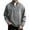 C-Grey113, variant on Mens Sweatshirt Retro Denim Quarter Zip Stand Collar Long Sleeve Pullover Top Streetwear Cozy Tops