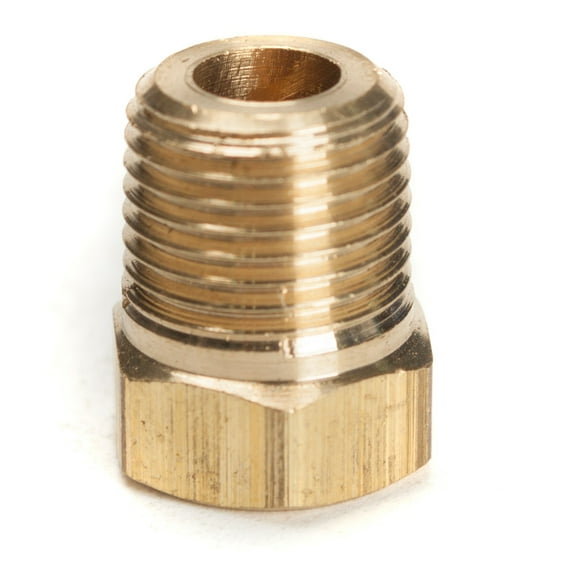 LTWFITTING Brass Pipe Hex Head Plug Fittings 1/8-Inch Male NPT Air Fuel Water Boat(Pack of 10)