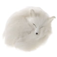 thumbnail image 1 of Juguetes de Dormir Verdadero de Zorro Adorno Interior Animal Blanco Sunnimix Realista, 1 of 8