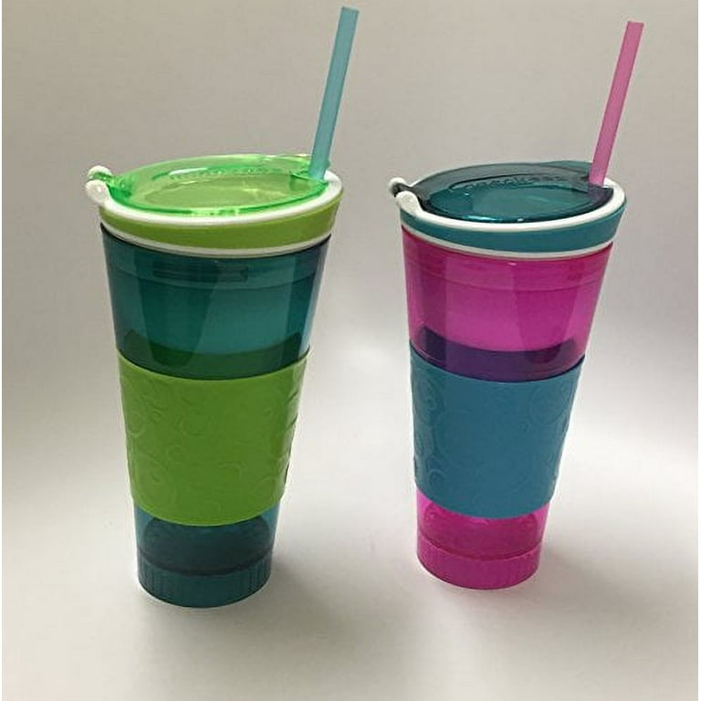 Snackeez™ 2-in-1 Snack Cup - Pink/Blue, 24 oz - City Market