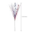 thumbnail image 2 of Patriotic Artificial Colorful Flower Stemps with Shiny Decorative,Long Artificial Flowers Stems with Glitter Star for 4th of July,Independence Day,Memorial Day,Vase Filler,Patriotic Home Decor, 2 of 6