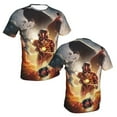 thumbnail image 5 of The Flash T Shirt 3d Printed Crewneck Graphic Short Sleeve Tees For Mens, 5 of 7