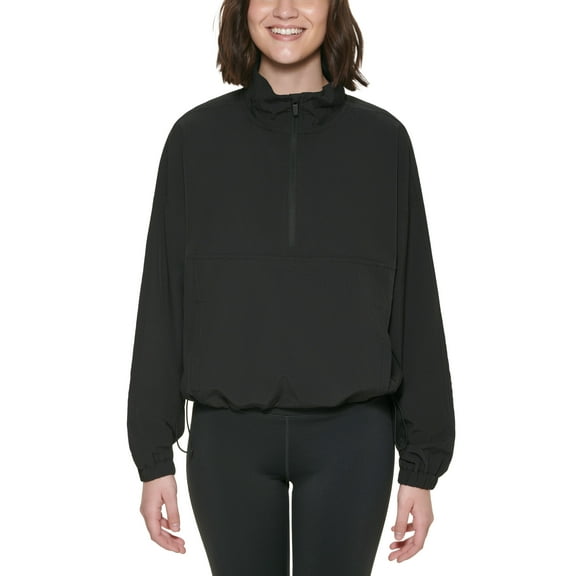 Calvin Klein Performance Womens Half Zip Top Black 2XL