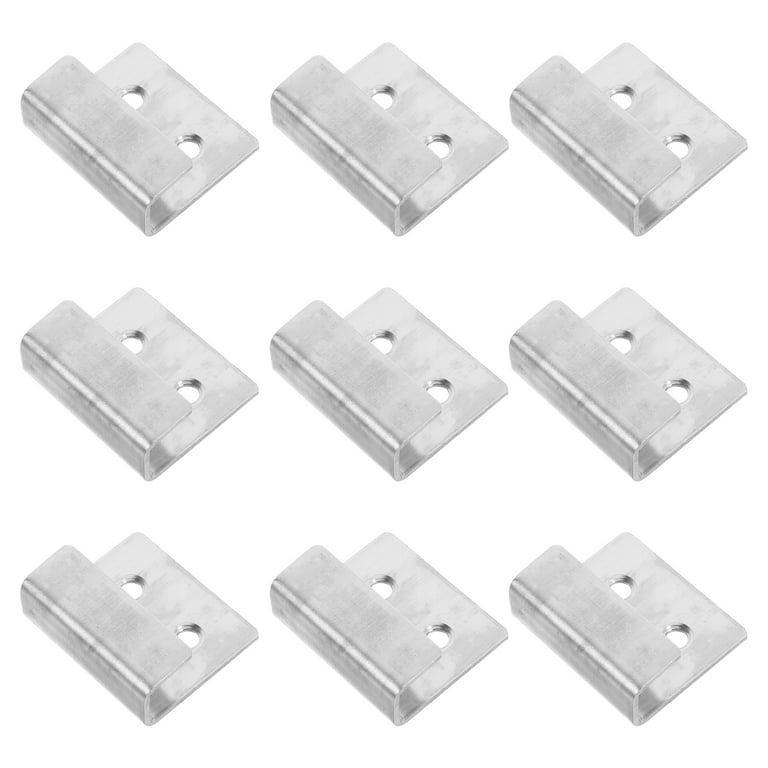 10pcs Stainless Steel Tile Display Hanger Brackets with Mounting