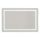 thumbnail image 1 of Espejo con luz LED KingsHouse rectangular Encendido Touch Baño Pared blanco 100x3.5x65 cm, 1 of 8